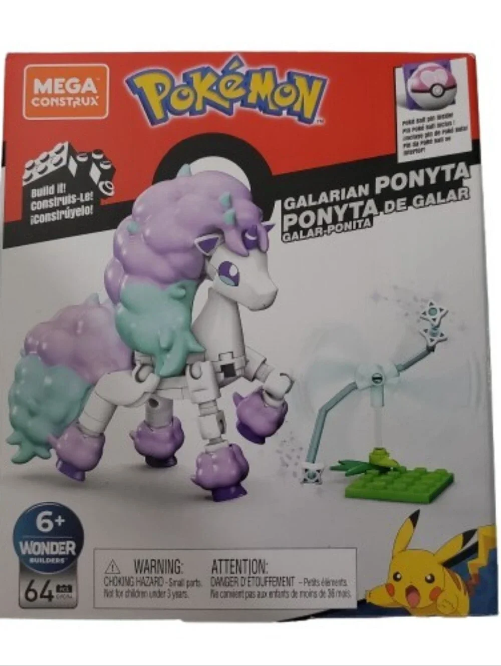 New In Box Lego Pokémon Galarian Ponyta Building Set